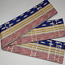 龍村製　加比丹間道半幅帯　質感・風合