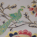 龍村晋製　孔雀更紗錦袋帯　質感・風合