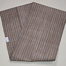 四色縦縞の越後上布名古屋帯　帯裏