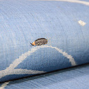 すすきと蛍火の名古屋帯　質感・風合