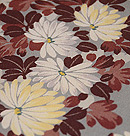 白菊の錦紗地名古屋帯　質感・風合