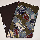 短冊文様名古屋帯 帯裏