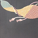 ひょうたん絽ざしの名古屋帯　前柄