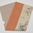 秋の実り染め分けの名古屋帯 帯裏