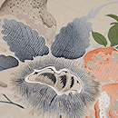 秋の実り染め分けの名古屋帯 質感・風合