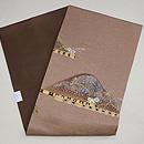 横笛の刺繍名古屋帯 帯裏