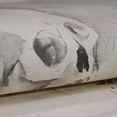 しゃれこうべの名古屋帯 質感・風合