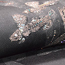 海底のお散歩織名古屋帯　質感・風合