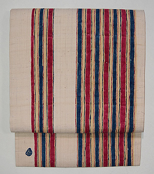 有平縞紬の名古屋帯