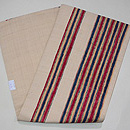 有平縞紬の名古屋帯　帯裏