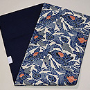 浦野理一作 牡丹の図平絽名古屋帯　帯裏