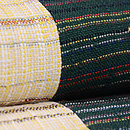 浦野理一作 二色使い半幅帯　質感・風合