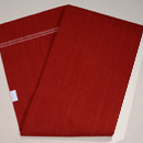 浦野理一作 緋色縦節紬　帯裏