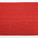 浦野理一作 緋色縦節紬　前柄