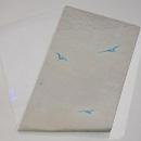 波千鳥の名古屋帯　帯裏