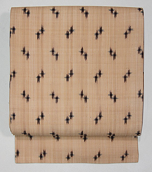 芭蕉布重ね井桁の名古屋帯