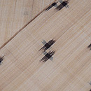 芭蕉布重ね井桁の名古屋帯 質感・風合