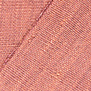 麻地茜色の名古屋帯 質感・風合