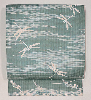 紅梅地トンボの名古屋帯