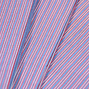 浦野理一作 藍色綿唐山半幅帯 質感・風合