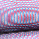 浦野理一作 藍色綿唐山半幅帯 質感・風合