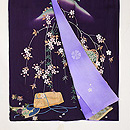 謡曲「熊野」文様色留袖　上前