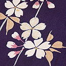 謡曲「熊野」文様色留袖　質感・風合