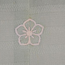 深川鼠セキレイ文様付下単衣　背紋