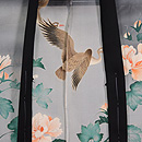 牡丹に鴨文様紗羽織　質感・風合