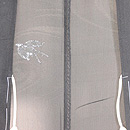 銀色ツバメの紗羽織　質感・風合