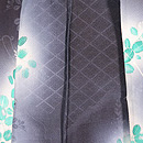 墨暈しに夏萩の単衣羽織　質感・風合