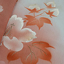 芙蓉文様単衣小紋　質感・風合