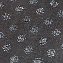 ドット柄の宮古上布　質感・風合