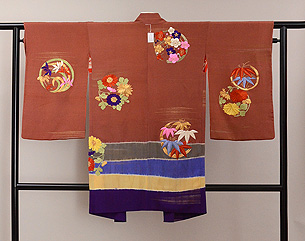 花丸紋の絵羽織