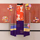 花丸紋の絵羽織　正面