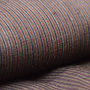 本場結城縞の片身代わり袷　質感・風合