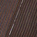 本場結城縞の片身代わり袷　質感・風合