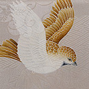 雪持ち椿文様羽織　質感・風合