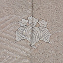 雪持ち椿文様羽織　質感・風合