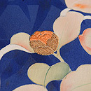 春サザンカに手向山の訪問着　質感・風合