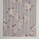 灰白色山桜文様小紋　上前