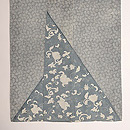 両裾文様絽の江戸小紋　上前