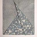 両裾文様絽の江戸小紋　上前