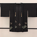 青海波と千鳥、紋錦紗の単衣羽織　正面