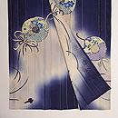 薬玉文様単衣付下　上前