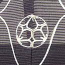 網代文に若鮎絽の付下　質感・風合