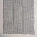 格子文様麻絹交織 銀座もとじ製　上前