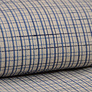 格子文様麻絹交織 銀座もとじ製　質感・風合