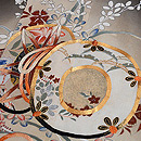 源平物語文様夏黒留袖　質感・風合