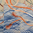 源平物語文様夏黒留袖　質感・風合